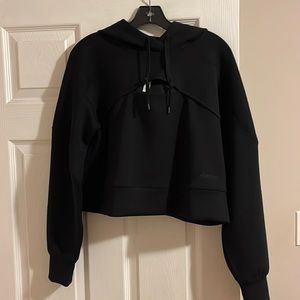 LULULEMON get centered hoodie black size 8 new without tags